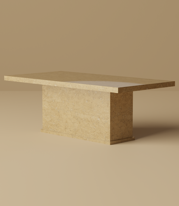 Marconi Travertine Dining Table