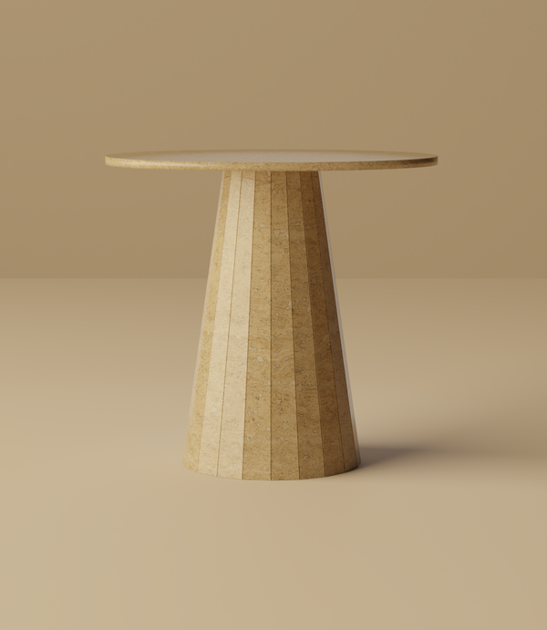Ravenna Oval Travertine Dining Table